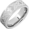 Serinium Christian Cross and Knot Ring