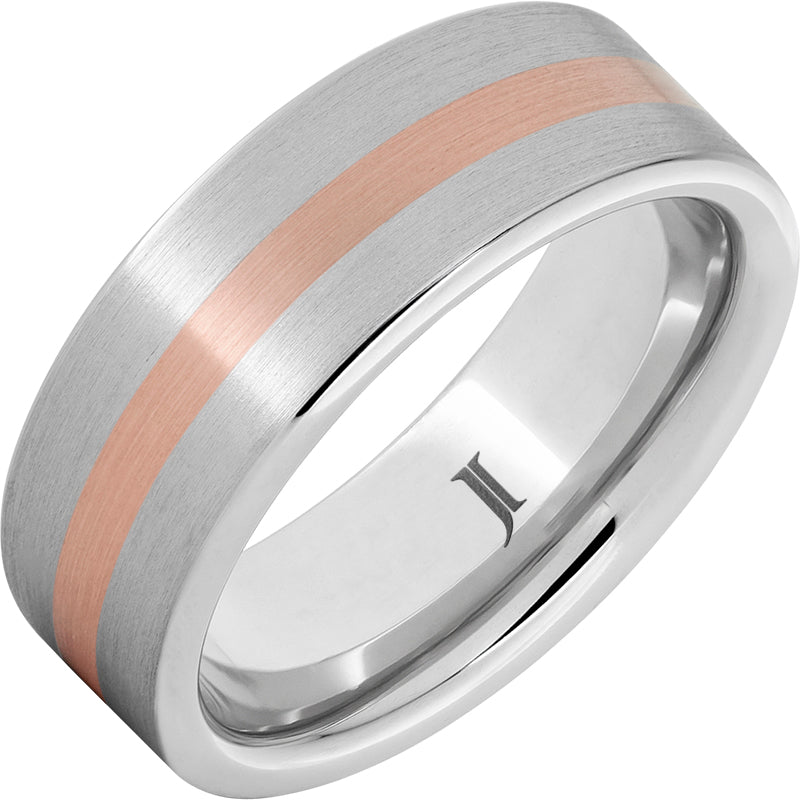 Serinium Ring with 14K Rose Gold Inlay