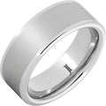 Serinium Ring with Satin Finished Center