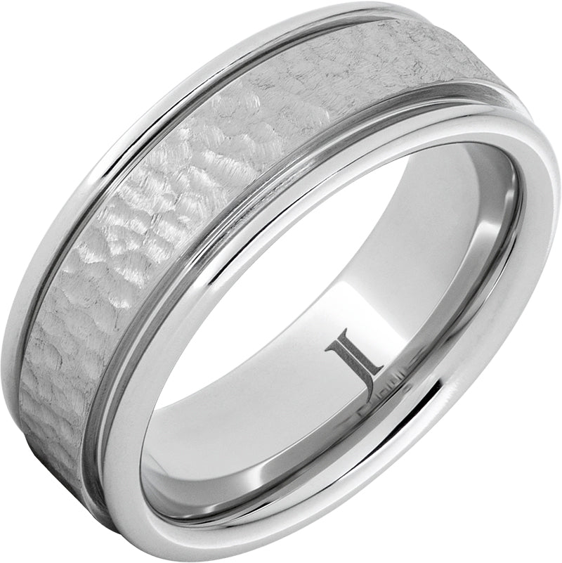 Serinium Ring with Hammer Finish