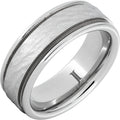 Lighthouse - Serinium Ring Milgrain Edge Bark Fin