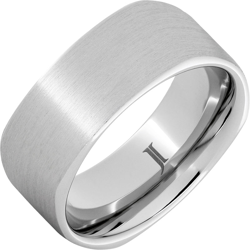 Serinium Square Men's Ring with Satin Finish