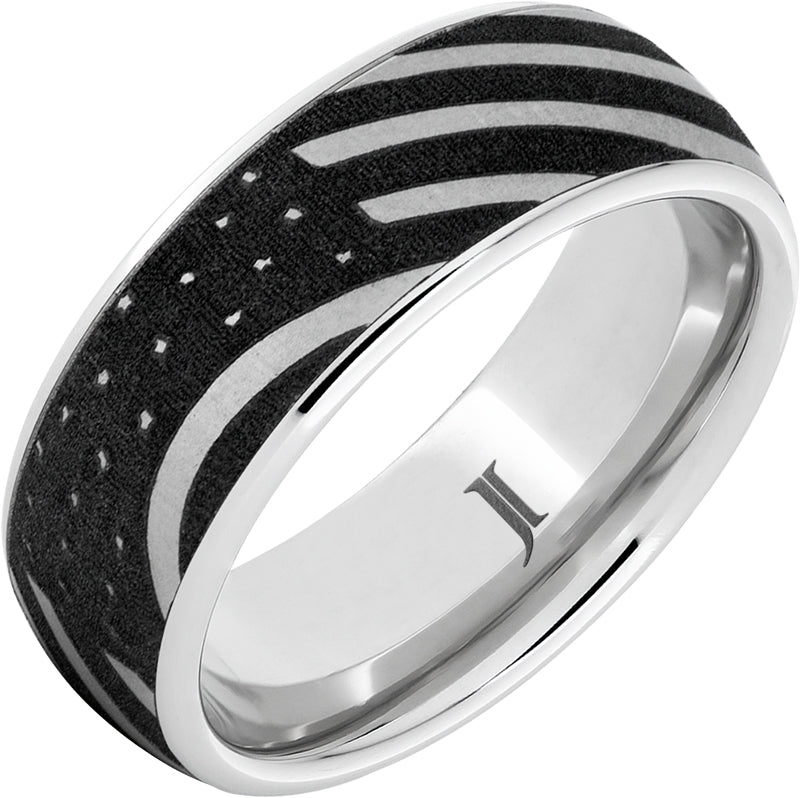 Serinium American Flag Ring