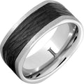 The Cubist - Serinium and Black Diamond Ceramic Ring