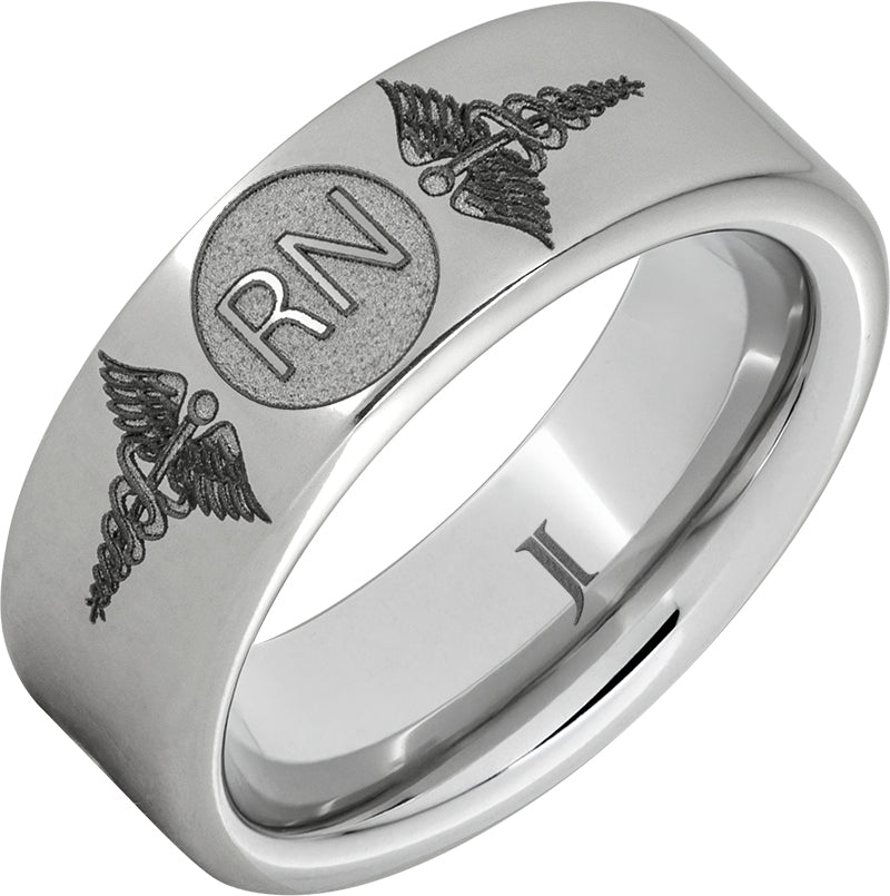 Serinium Ring With Caduceus - Registered Nurse