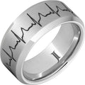 Heartbeat - Serinium Custom Engraved Ring