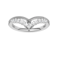 Diamond Milgrain Chevron Band