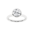 Bezel-Set Solitaire Ring (Round)