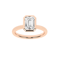 Bezel-Set Solitaire Ring (Emerald)