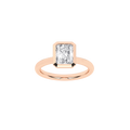 Bezel-Set Solitaire Ring (Radiant)