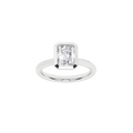 Bezel-Set Solitaire Ring (Radiant)