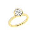 Bezel-Set Solitaire Ring (Round)