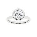 Bezel-Set Solitaire Ring (Round)