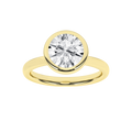 Bezel-Set Solitaire Ring (Round)