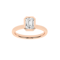 Bezel-Set Solitaire Ring (Emerald)
