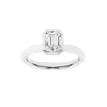 Bezel-Set Solitaire Ring (Emerald)