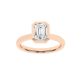 Bezel-Set Solitaire Ring (Emerald)