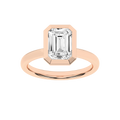 Bezel-Set Solitaire Ring (Emerald)