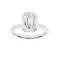 Bezel-Set Solitaire Ring (Emerald)