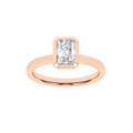 Bezel-Set Solitaire Ring (Radiant)