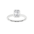 Bezel-Set Solitaire Ring (Radiant)