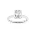 Bezel-Set Solitaire Ring (Radiant)