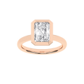 Bezel-Set Solitaire Ring (Radiant)