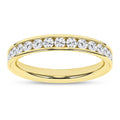 Channel Set Wedding Band (Round)
