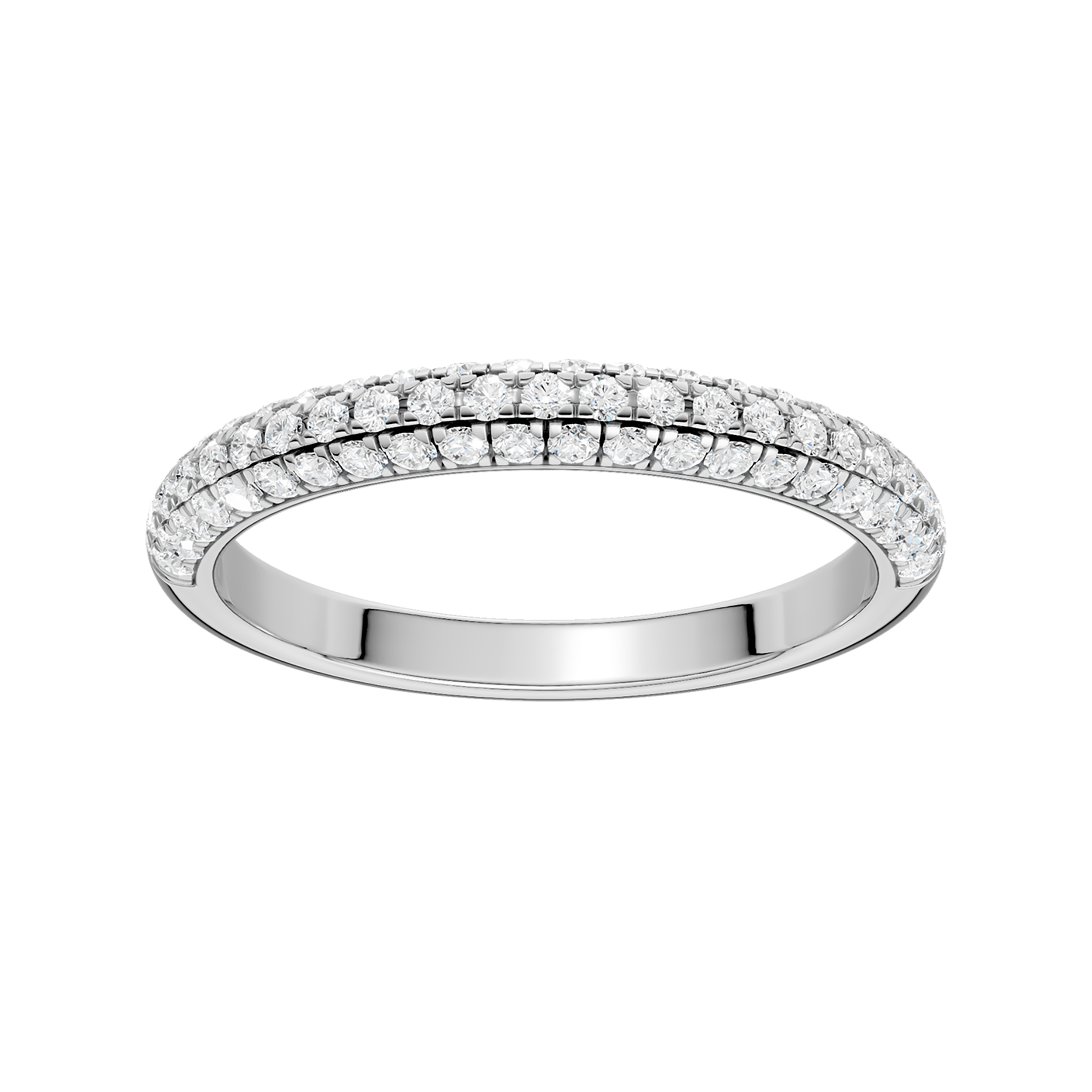 Dome Shank Matching Wedding Band