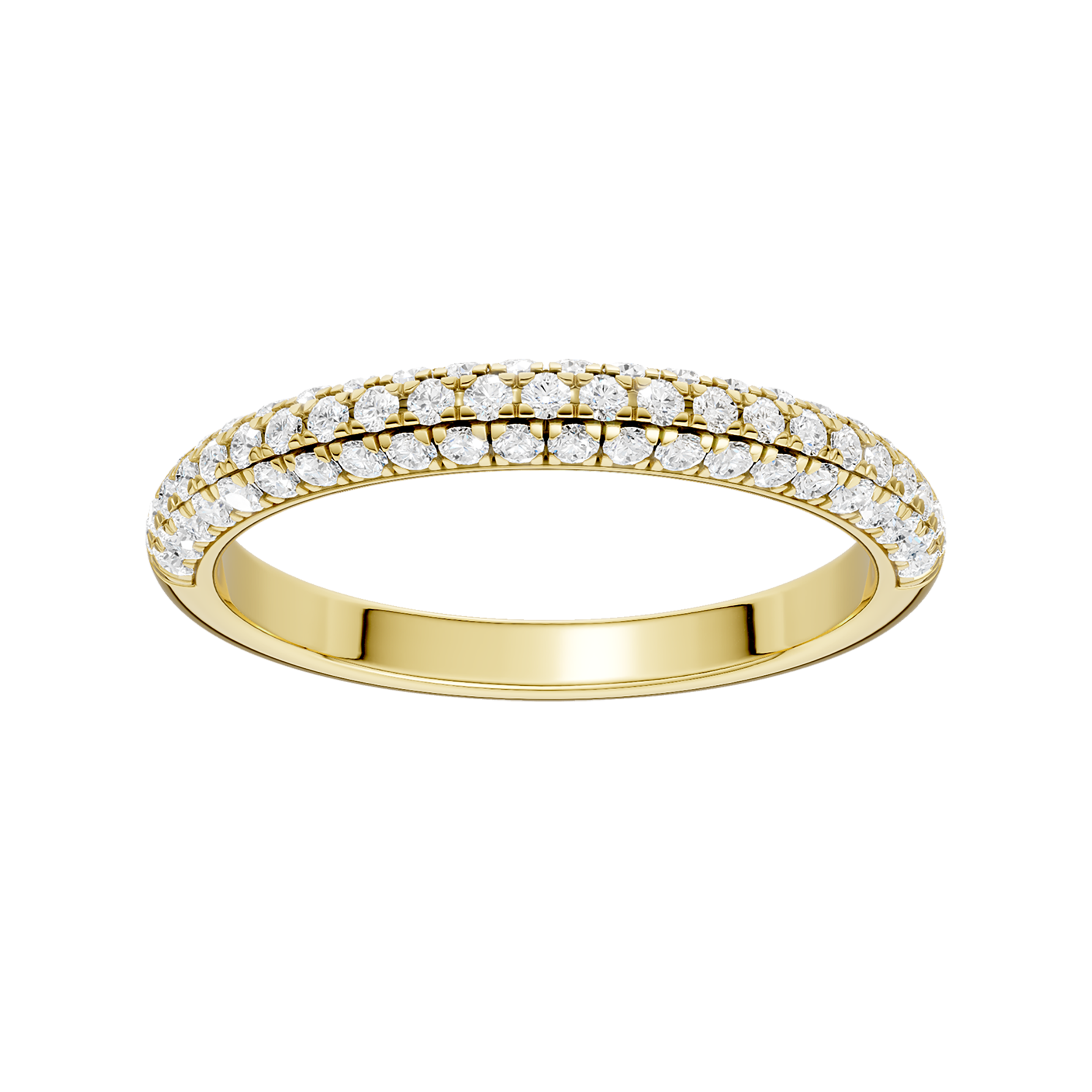 Dome Shank Matching Wedding Band