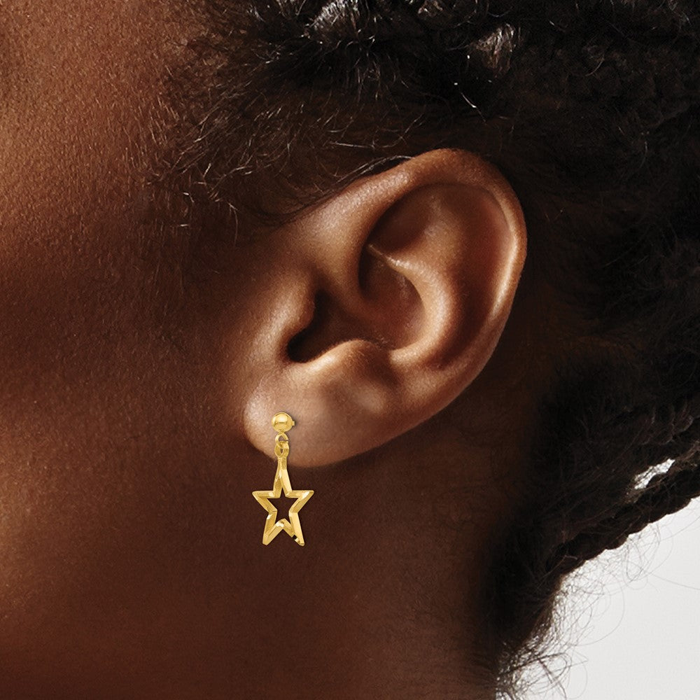 Bubbles Shine 14k Madi K Polished 6mm Ball Post Earrings