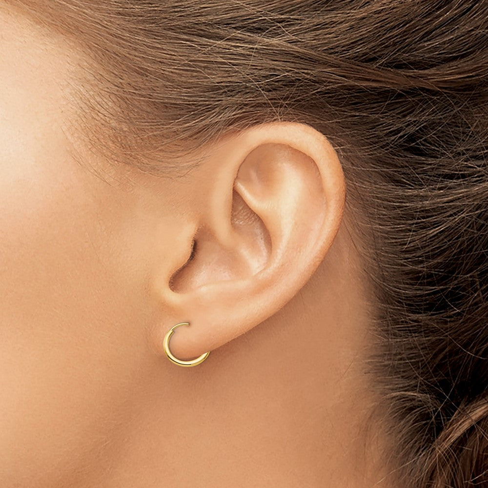 Sprout 14k Madi K Polished Endless Hoop 3 Pair Earring Set