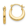 Pebble 14k Madi K Small Hoop Earrings