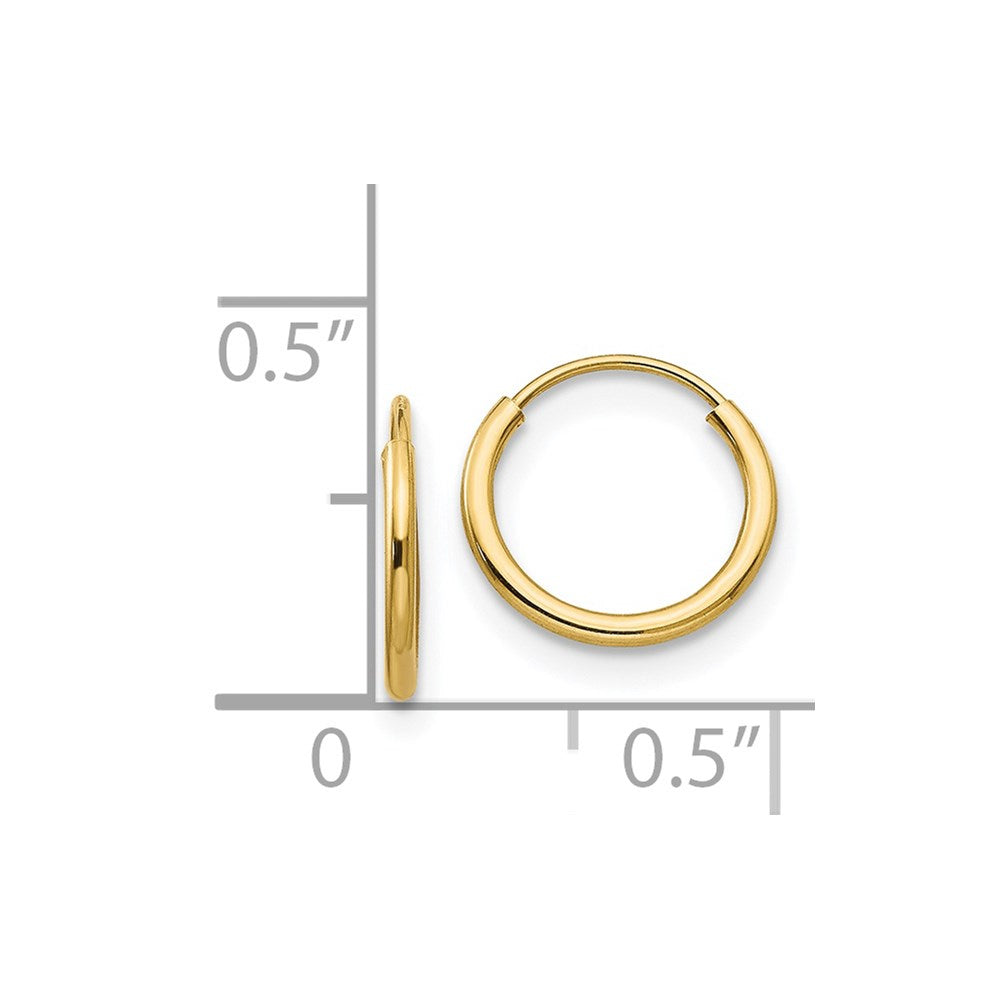 Twinkle 14k Madi K Endless Hoop Earrings