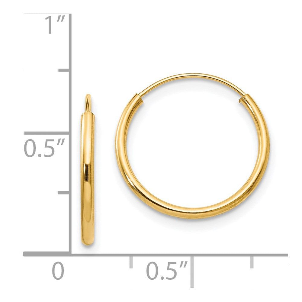 Sunny 14k Madi K Endless Hoop Earrings