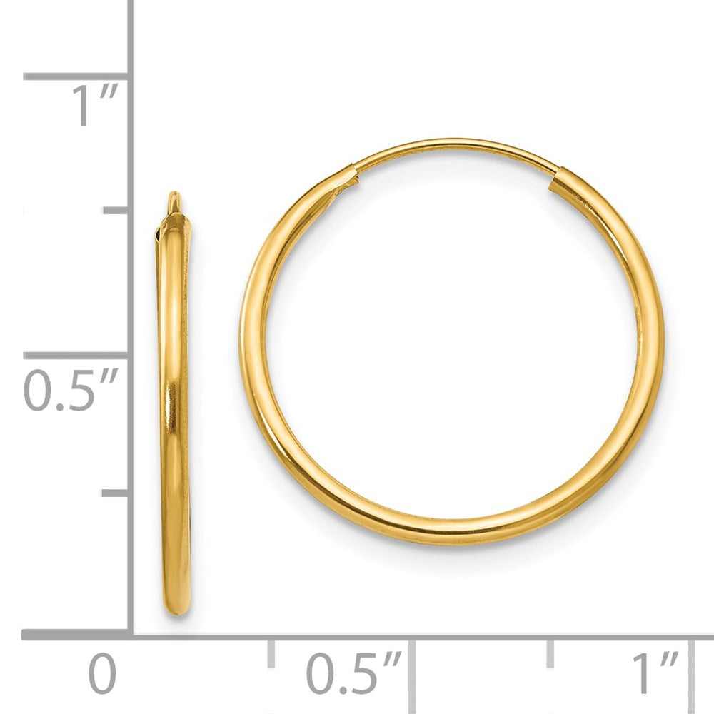 Twinkle 14k Madi K Endless Hoop Earrings
