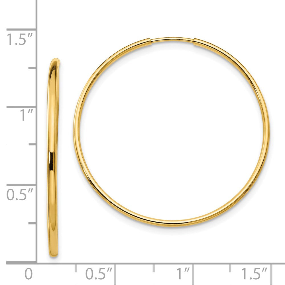 Bumble 14k Madi K Endless Hoop Earrings