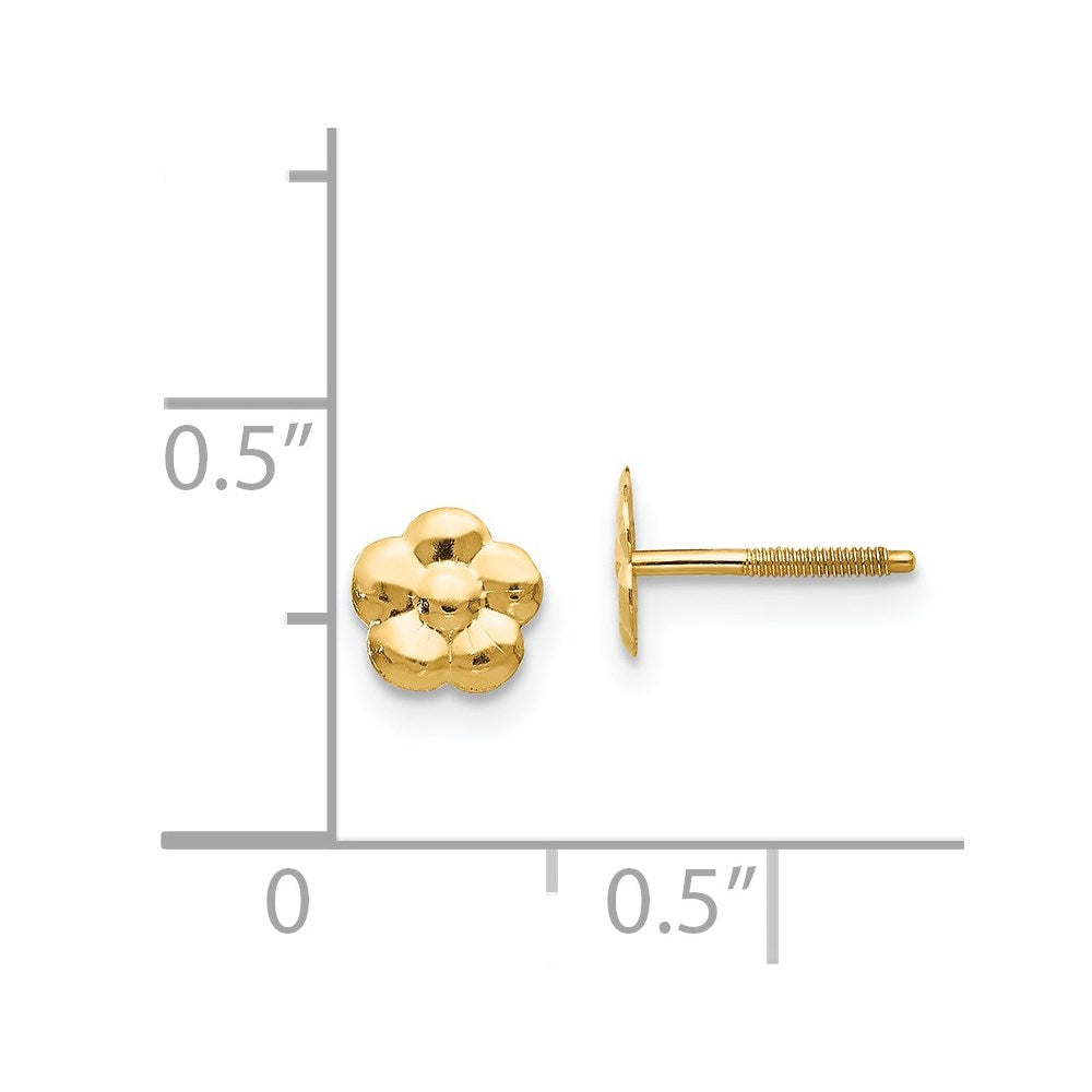 Ripple Spark 14k Madi K Flower Post Earrings