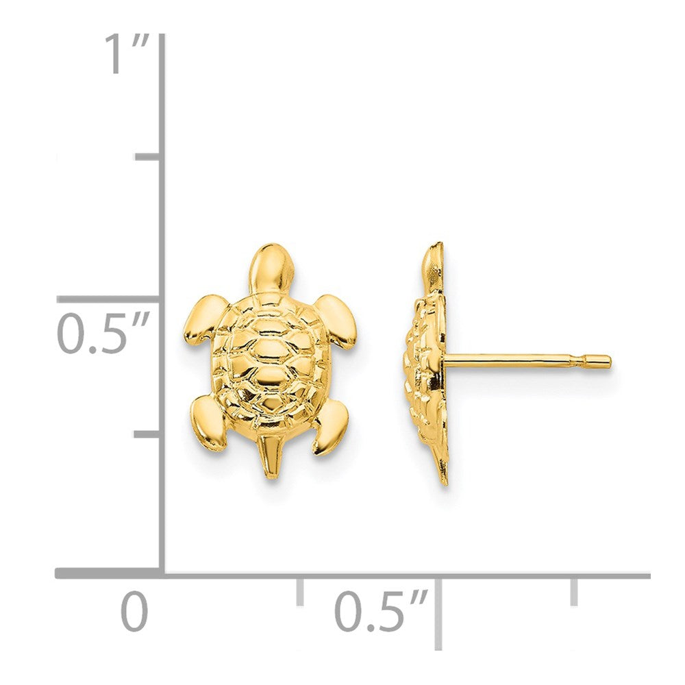 Snuggle Bug 14k Madi K Turtle Post Earrings