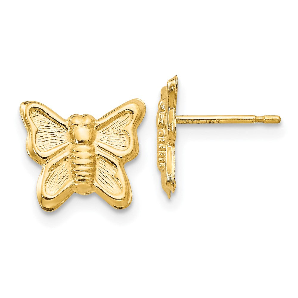 Cuddles Nest 14k Madi K Butterfly Post Earrings