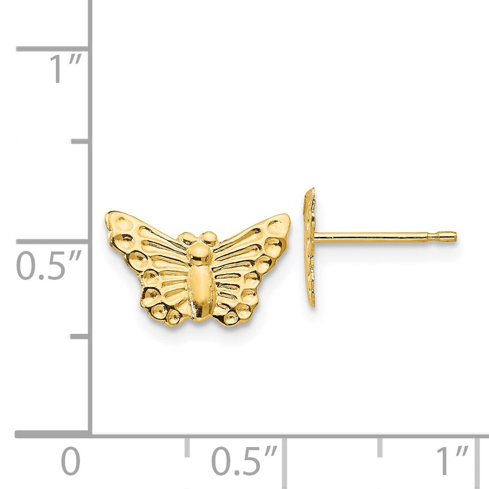 Fluffy Nook 14k Madi K Butterfly Post Earrings