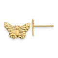 Fluffy Nook 14k Madi K Butterfly Post Earrings