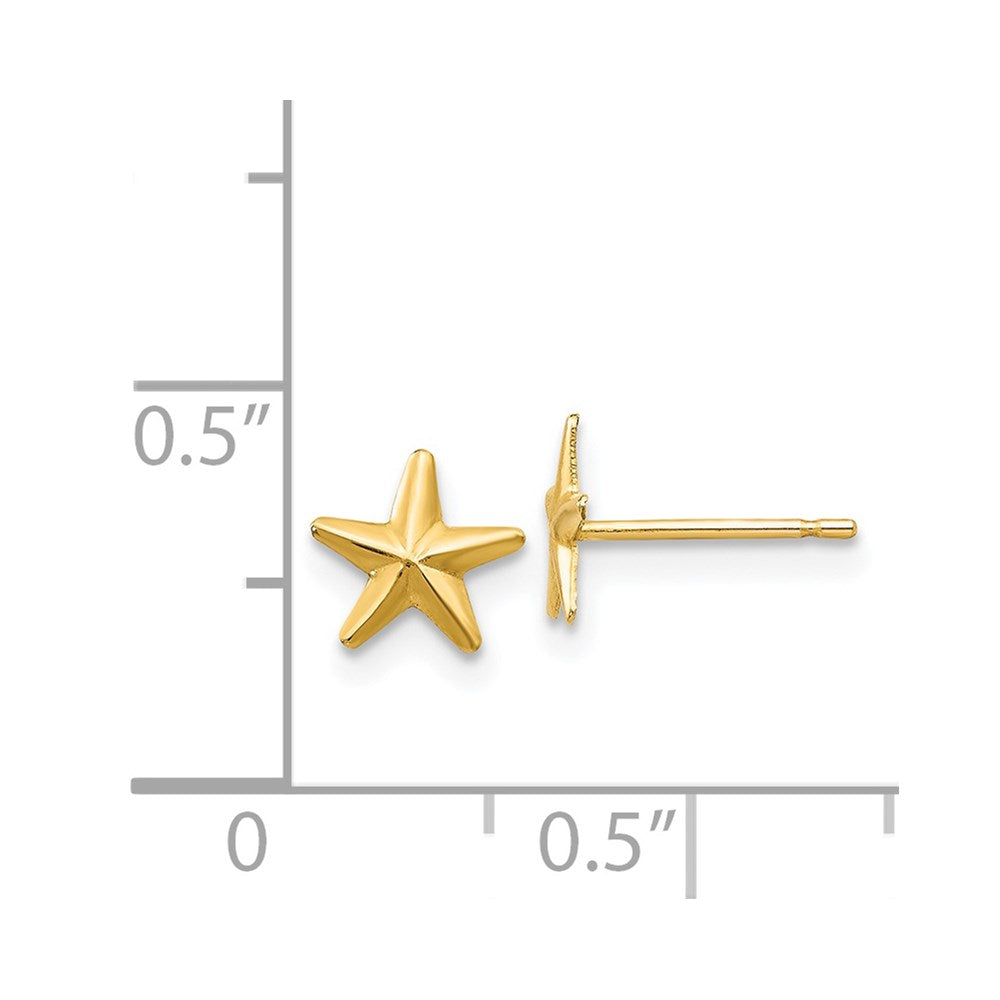 Bubbles Boo 14k Madi K Star Post Earrings