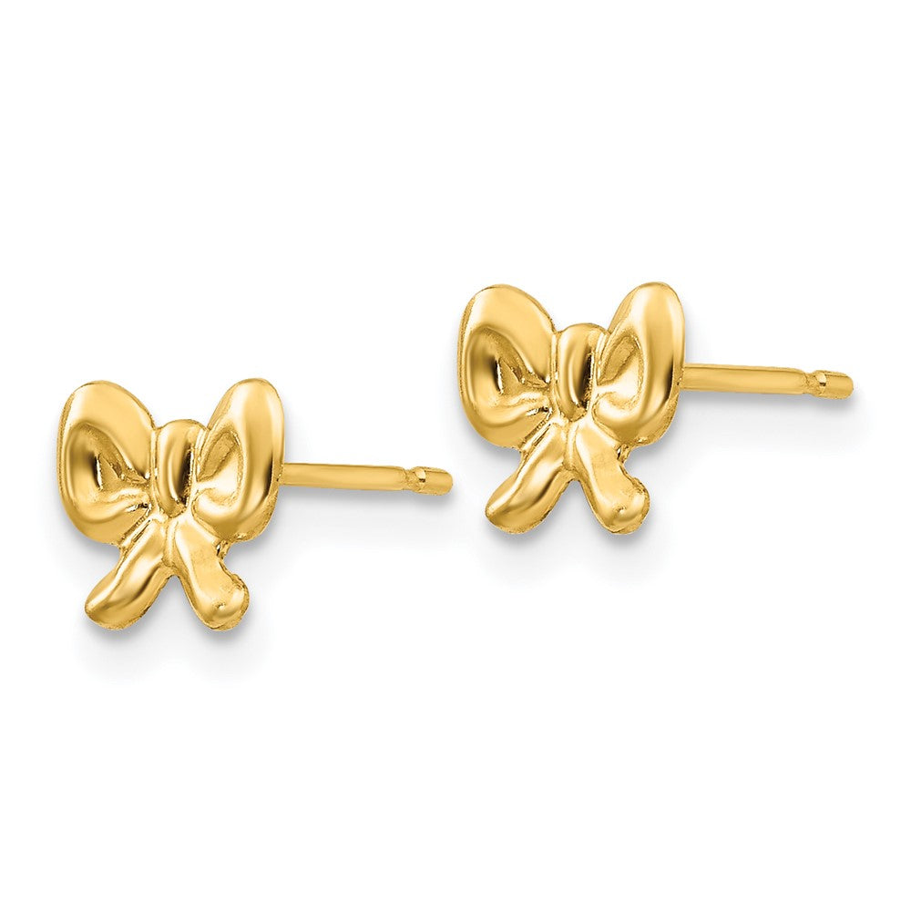 Turtle Pop 14k Madi K Bow Post Earrings