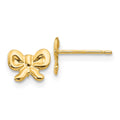 Turtle Pop 14k Madi K Bow Post Earrings