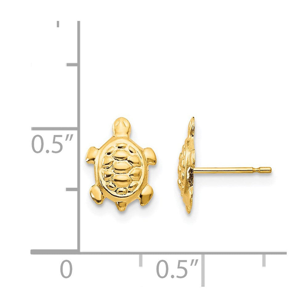Merry Cloud 14k Madi K Turtle Post Earrings