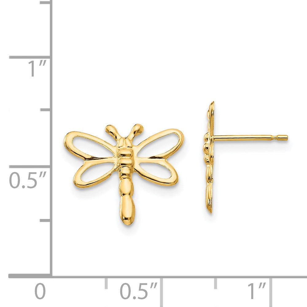 Sunny Bloom 14k Madi K Dragonfly Post Earrings