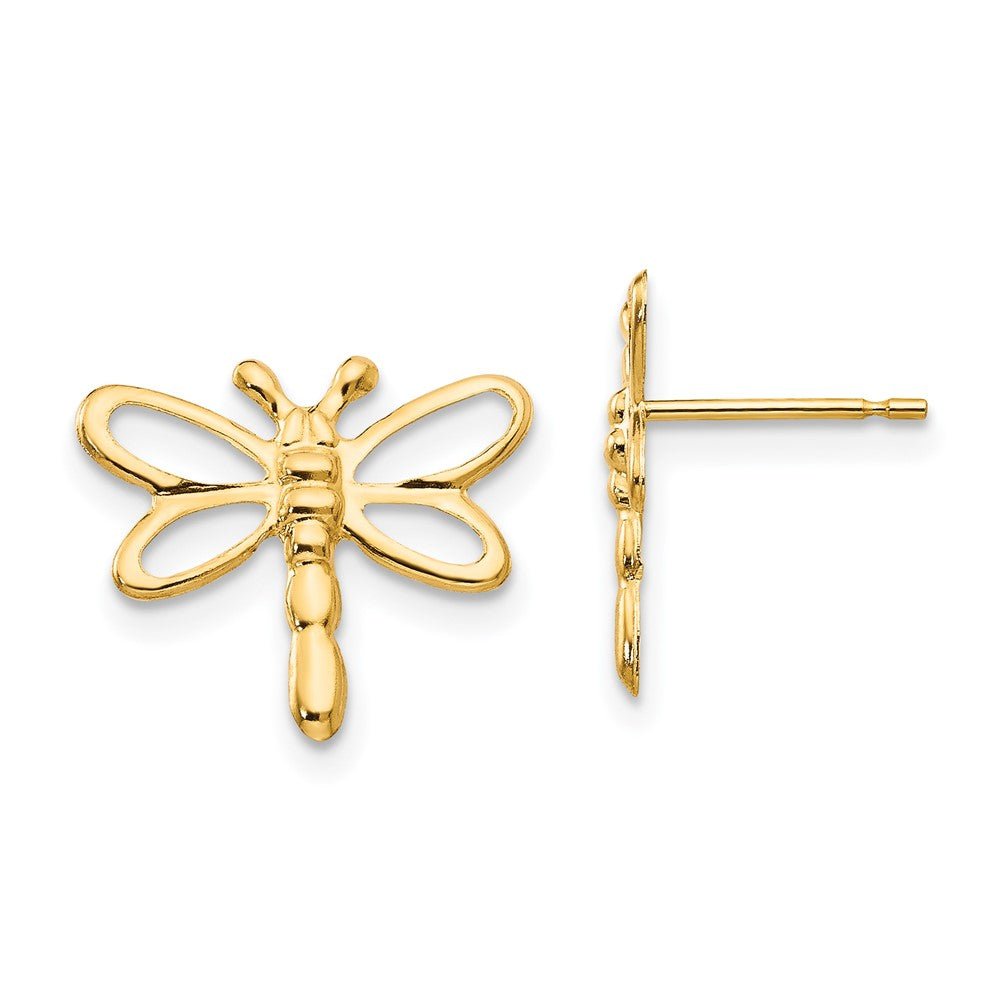 Sunny Bloom 14k Madi K Dragonfly Post Earrings