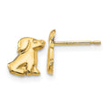 Peaches Song 14k Madi K Dog Post Earrings