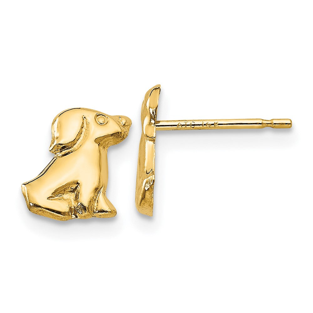 Peaches Song 14k Madi K Dog Post Earrings